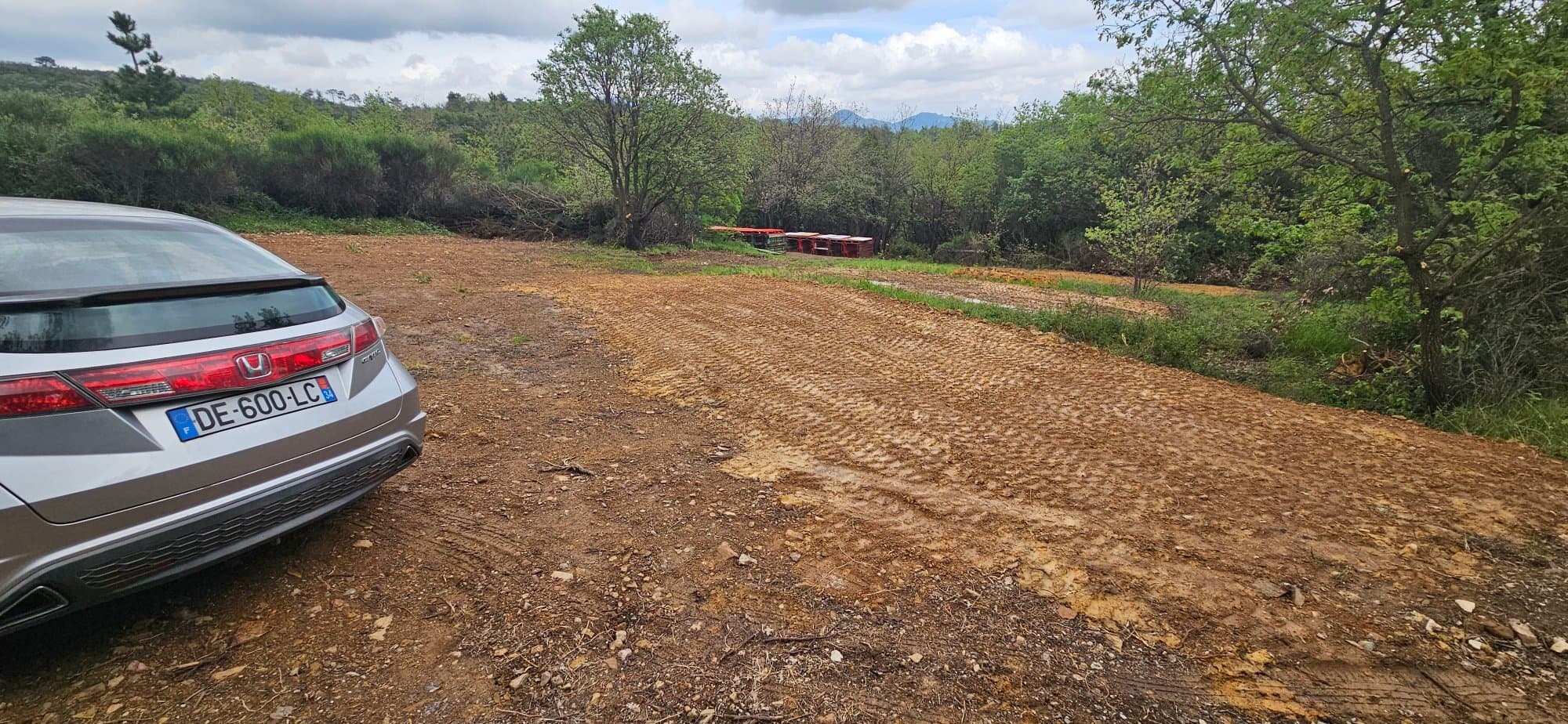 Travaux du terrain